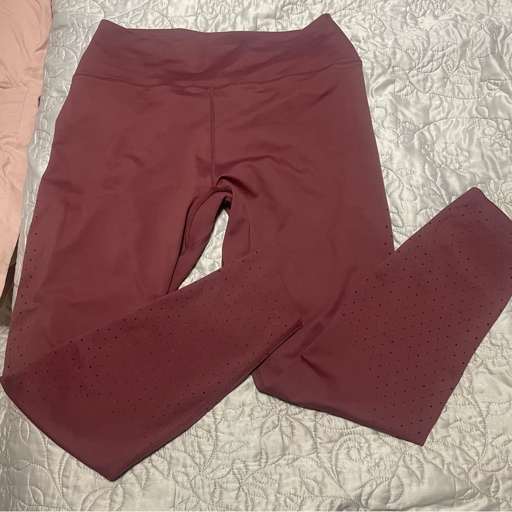 BuffBunny dark mauve pink High-Waisted Seamless Leggings